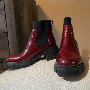 STEVEN NEW YORK Women's Hallsey Lug-Sole Bootie